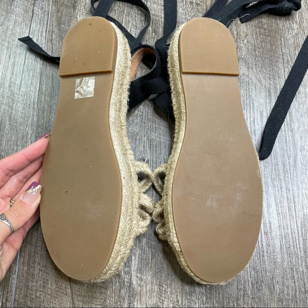 Madewell Gwen Espadrille Sandals Size 6.5 - Picture 4 of 6